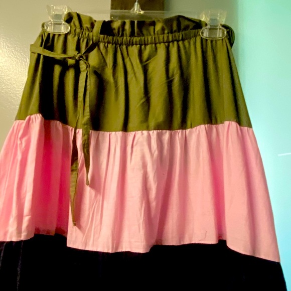 NWOT Anthropologie Long Tiered Skirt - Picture 2 of 4
